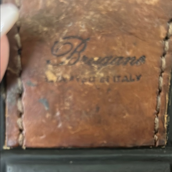 Bragano Brown Leather Loafers with Woven Pattern - Picture 9 of 9